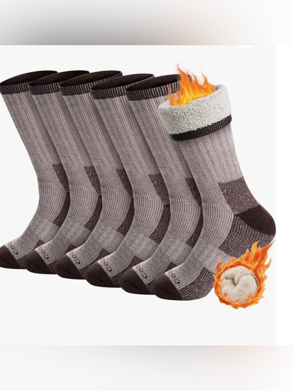 🆕 COOLMATE Merino Wool Hiking Socks For Men - Pack of 3 Super